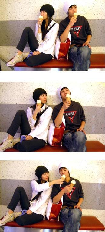 10.06.09 Cheol Yong and his sister Go Eun Ah